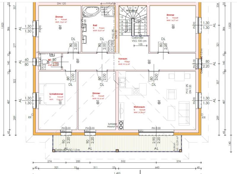 Erstbezug: 5-Zimmer Wohnung mit Balkon in Kittsee