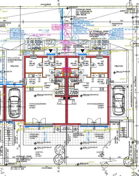 Projekt: moderne Doppelhaushälfte in Hainburg