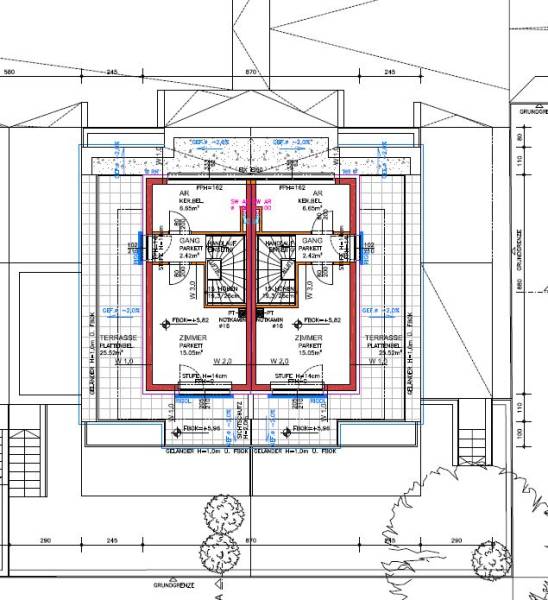 Projekt: moderne Doppelhaushälfte in Hainburg